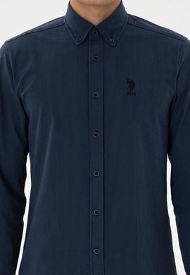 Erkek Lacivert Uzun Kollu Gömlek - 50308522008