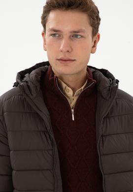 Erkek Koyu Kahverengi Mont - 50310049059