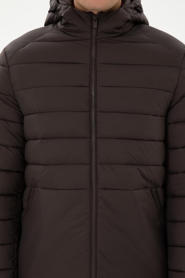 Erkek Koyu Kahverengi Mont - 50310049059