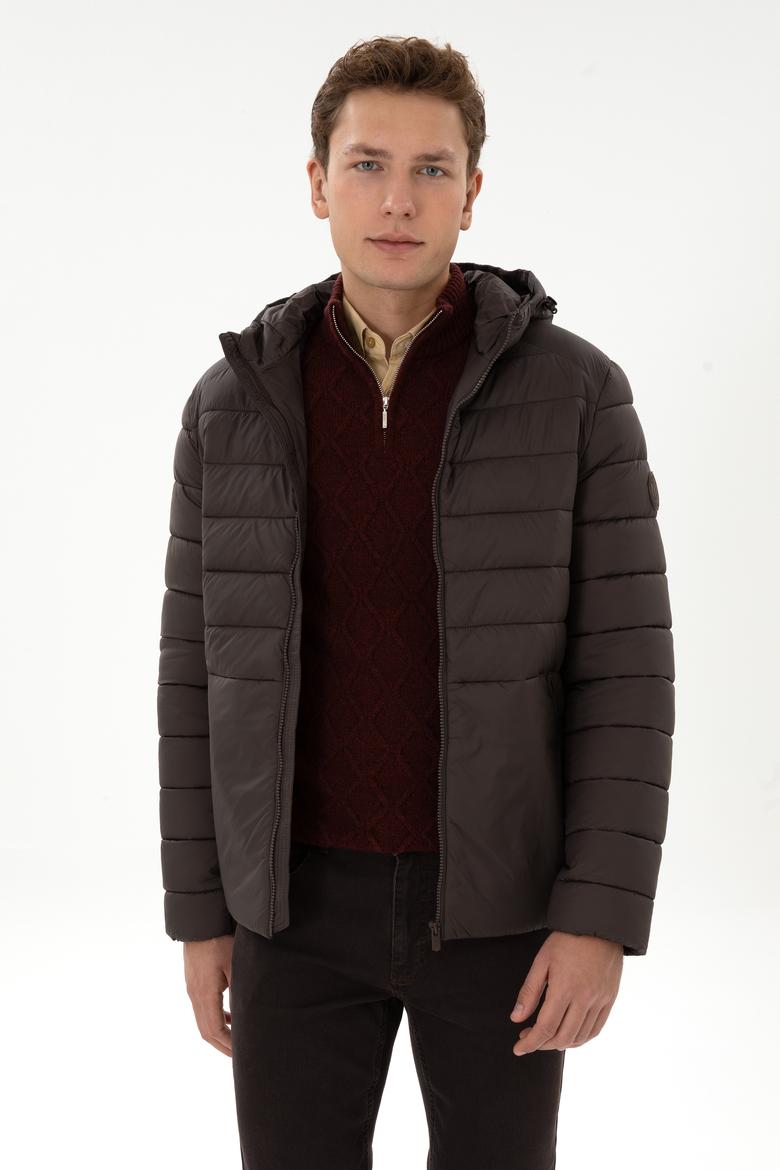 Erkek Koyu Kahverengi Mont - 50310049059
