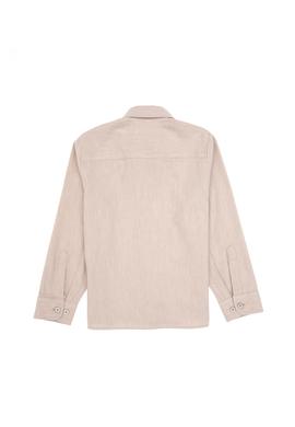 Erkek Çocuk Bej Uzun Kollu Basic Gömlek - 50316769064