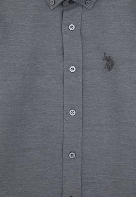 Erkek Çocuk Antrasit Uzun Kollu Basic Gömlek - 50316801043