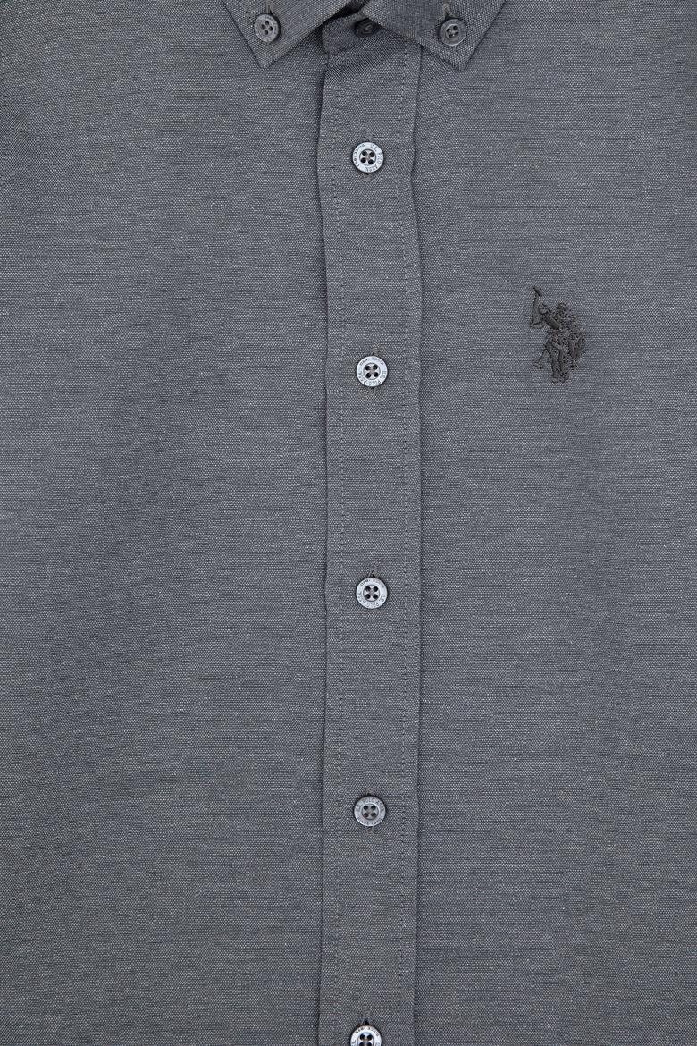 Erkek Çocuk Antrasit Uzun Kollu Basic Gömlek - 50316801043