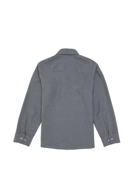 Erkek Çocuk Antrasit Uzun Kollu Basic Gömlek - 50316801043