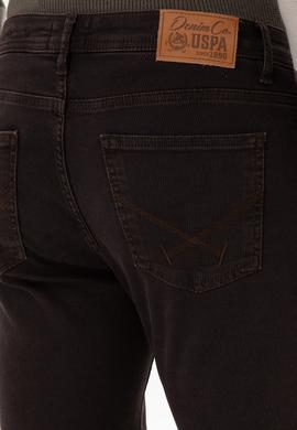 Erkek Koyu Kahverengi Slim Fit Jean Pantolon - 50310364011