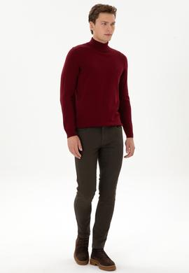 Erkek Kahverengi Slim Fit Jean Pantolon - 50310334020