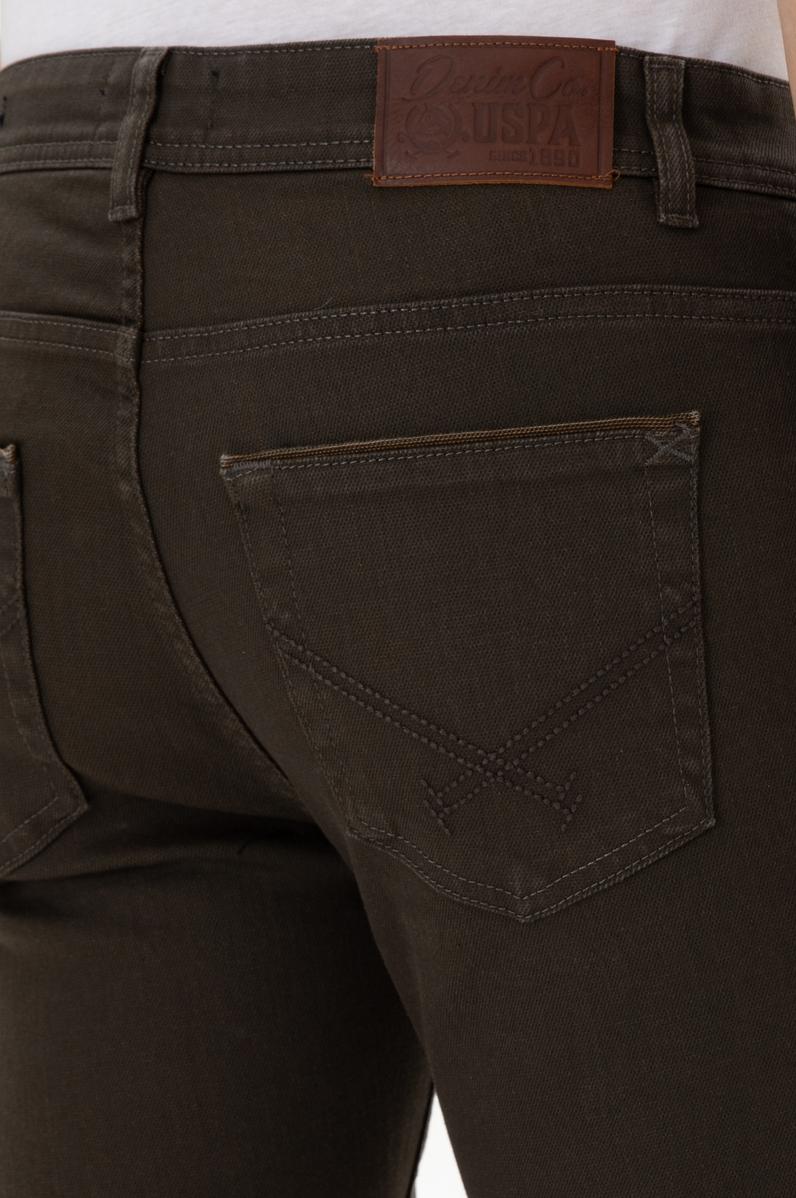 Erkek Kahverengi Slim Fit Jean Pantolon
