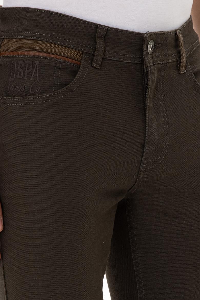 Erkek Kahverengi Slim Fit Jean Pantolon - 50310334020