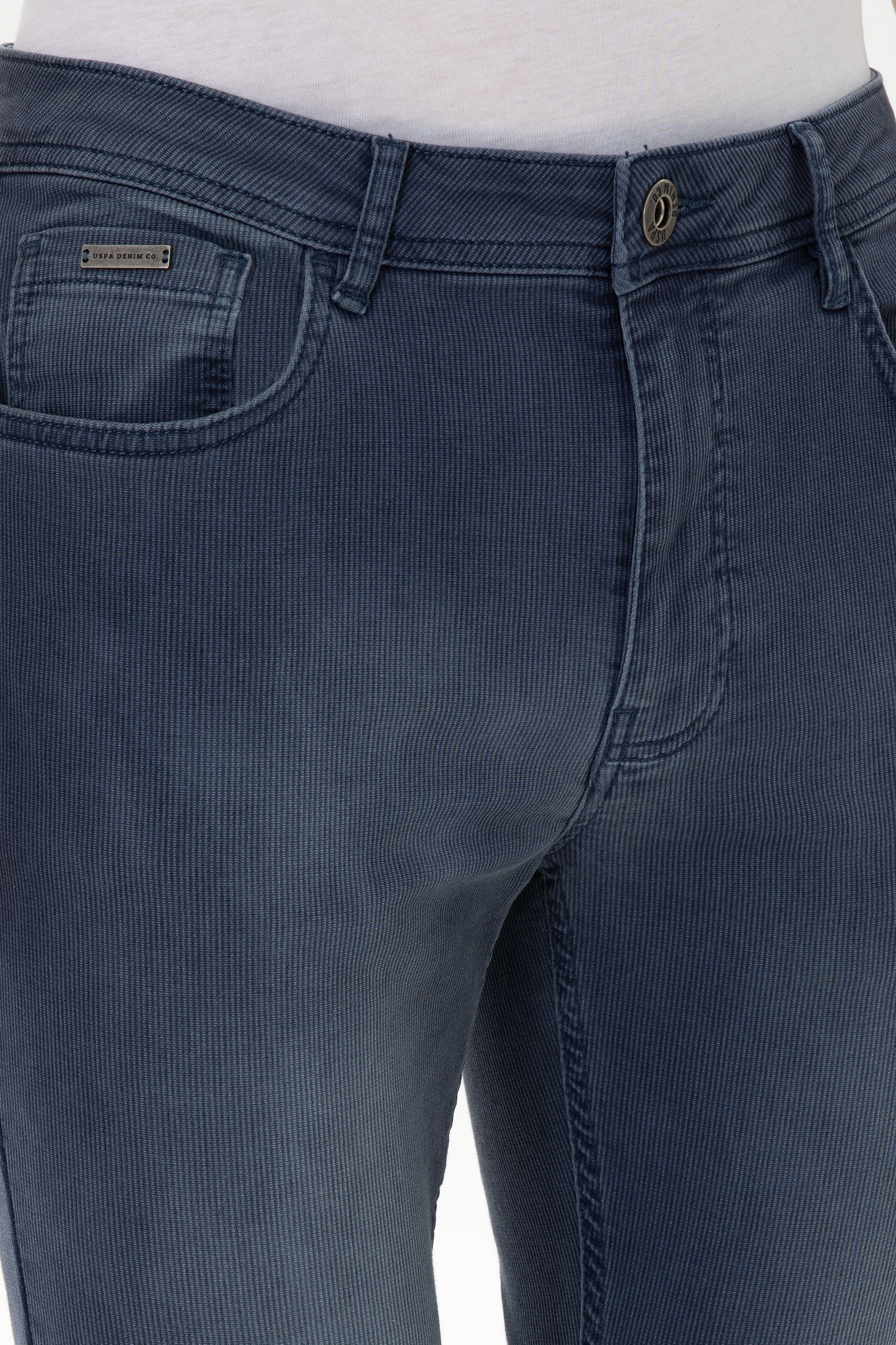 Erkek İndigo Slim Fit Jean Pantolon