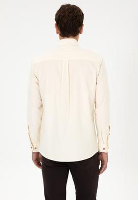 Erkek Krem Uzun Kollu Gömlek - 50315915053