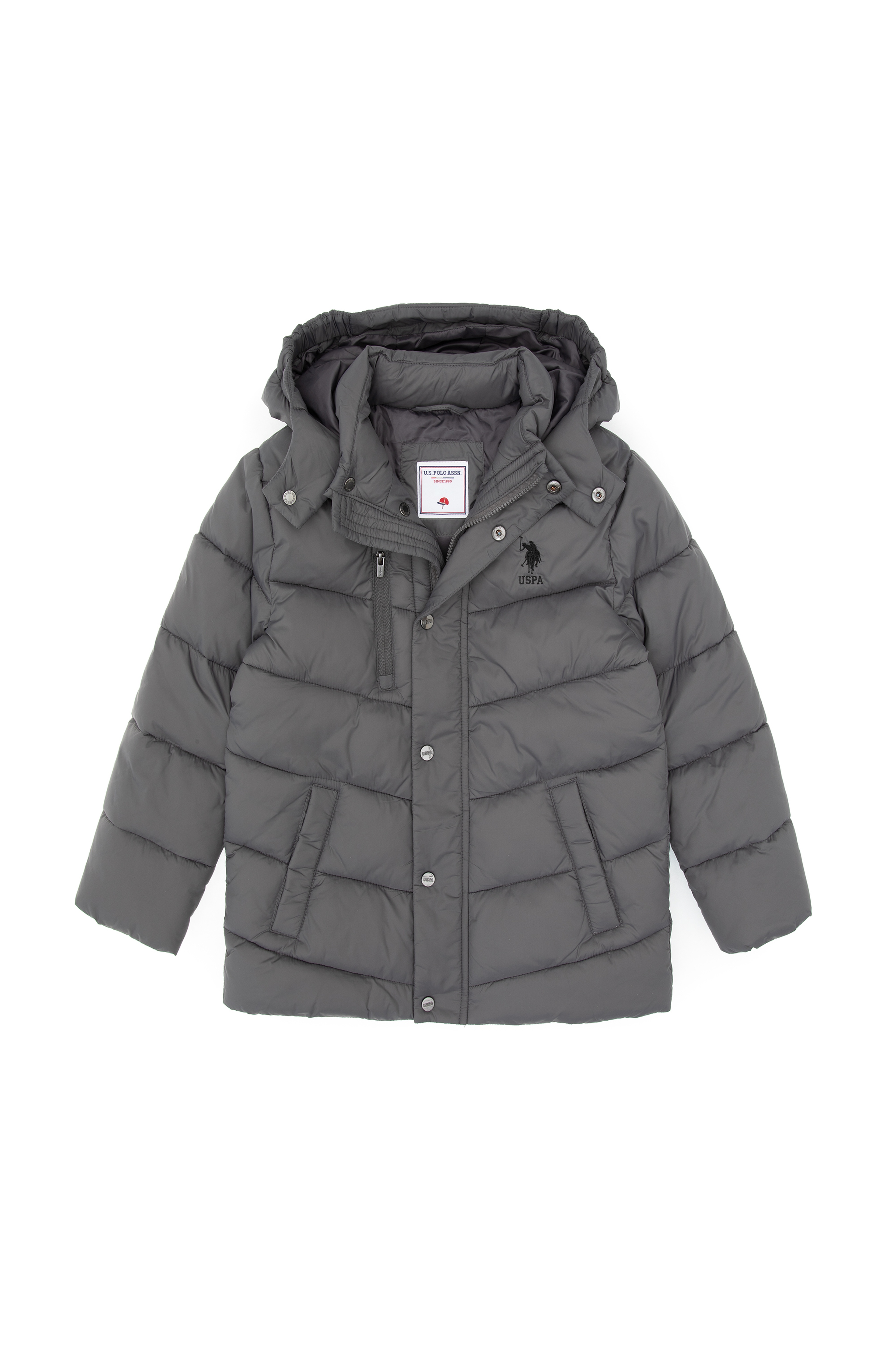 Erkek Çocuk Gri Mont