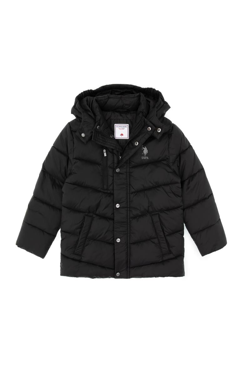 Erkek Çocuk Siyah Mont