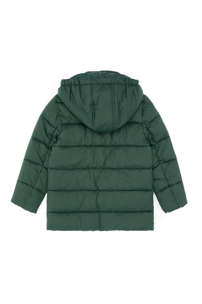 Erkek Çocuk Koyu Yeşil Mont