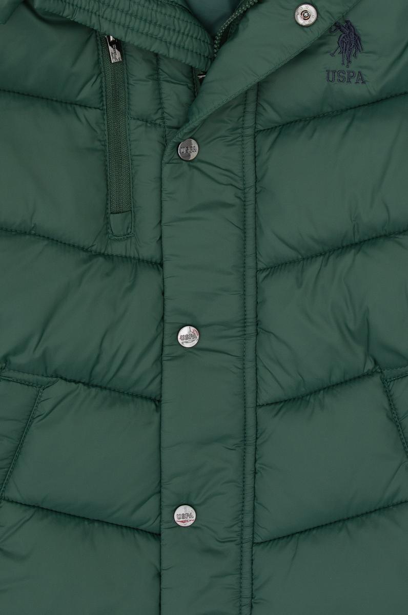 Erkek Çocuk Koyu Yeşil Mont