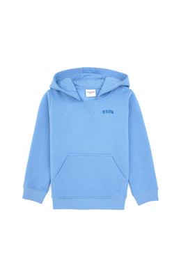 Erkek Çocuk Açık Mavi Kapüşonlu Basic Sweatshirt - 50313808011
