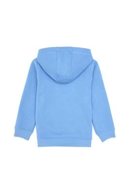 Erkek Çocuk Açık Mavi Kapüşonlu Basic Sweatshirt - 50313808011