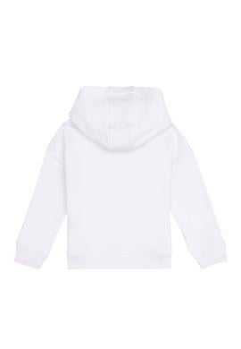 Erkek Çocuk Beyaz Kapüşonlu Sweatshirt - 50313842020