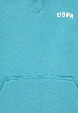 Erkek Çocuk Mint Kapüşonlu Basic Sweatshirt - 50313808188