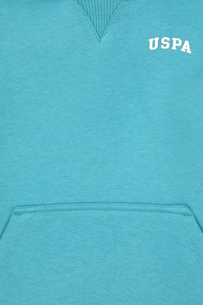 Erkek Çocuk Mint Kapüşonlu Basic Sweatshirt - 50313808188