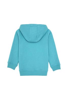 Erkek Çocuk Mint Kapüşonlu Basic Sweatshirt - 50313808188