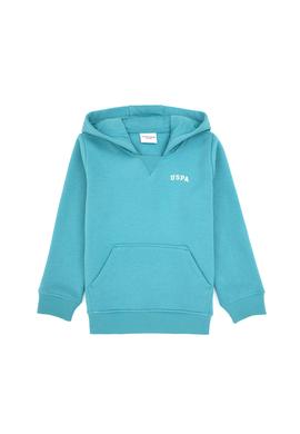 Erkek Çocuk Mint Kapüşonlu Basic Sweatshirt - 50313808188