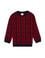 Erkek Çocuk Bordo Bisiklet Yaka Sweatshirt