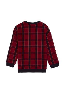 Erkek Çocuk Bordo Bisiklet Yaka Sweatshirt - 50316520022