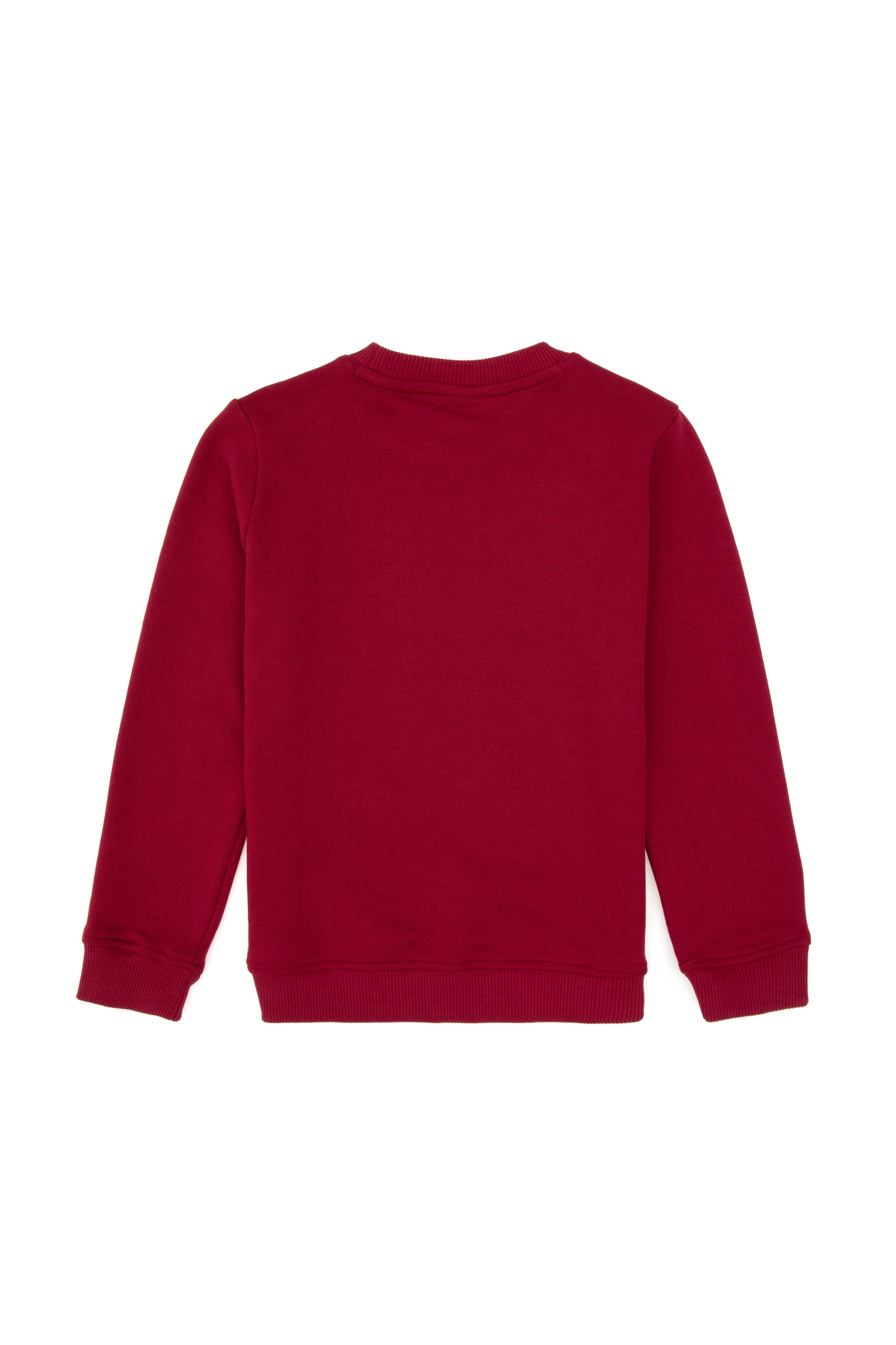 Erkek Çocuk Koyu Frambuaz Sweatshirt - Image 2