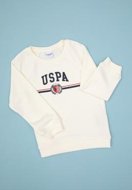 Erkek Çocuk Krem Bisiklet Yaka Sweatshirt - 50316601025