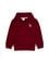 Erkek Çocuk Bordo Fermuarlı Kapüşonlu Sweatshirt