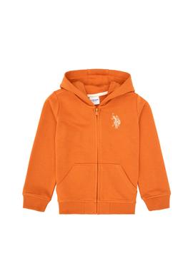 Erkek Çocuk Bakır Fermuarlı Kapüşonlu Sweatshirt - 50316706070