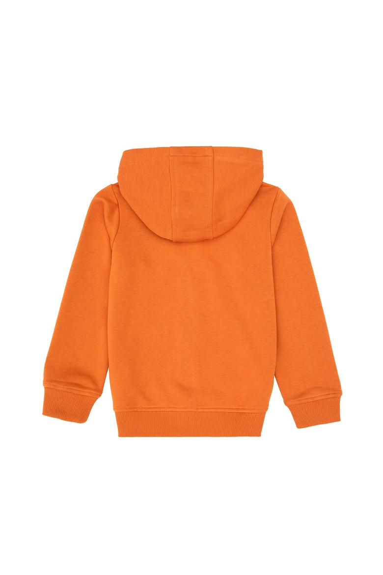 Erkek Çocuk Bakır Fermuarlı Kapüşonlu Sweatshirt - 50316706070