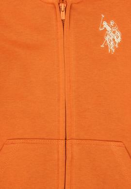 Erkek Çocuk Bakır Fermuarlı Kapüşonlu Sweatshirt - 50316706070