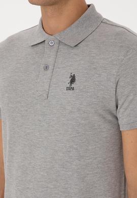 Erkek Gri Melanj Basic Tişört - 50298011018