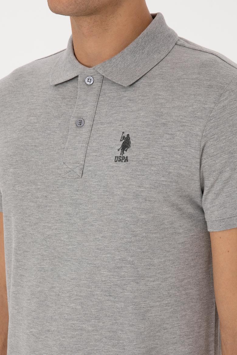 Erkek Gri Melanj Basic Tişört - 50298011018