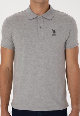 Erkek Gri Melanj Basic Tişört - 50298011018