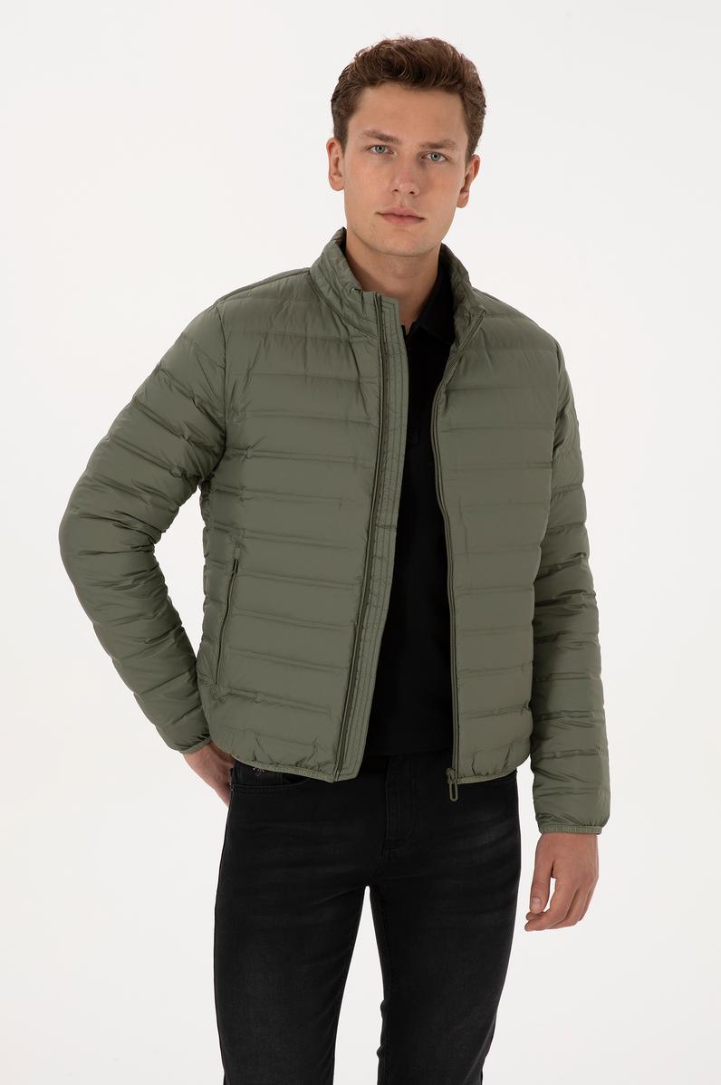 Erkek Koyu Haki Mont