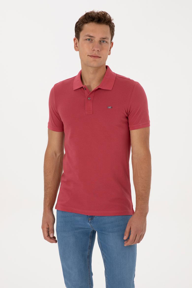 Erkek Vişne Basic Tişört - 50298042059