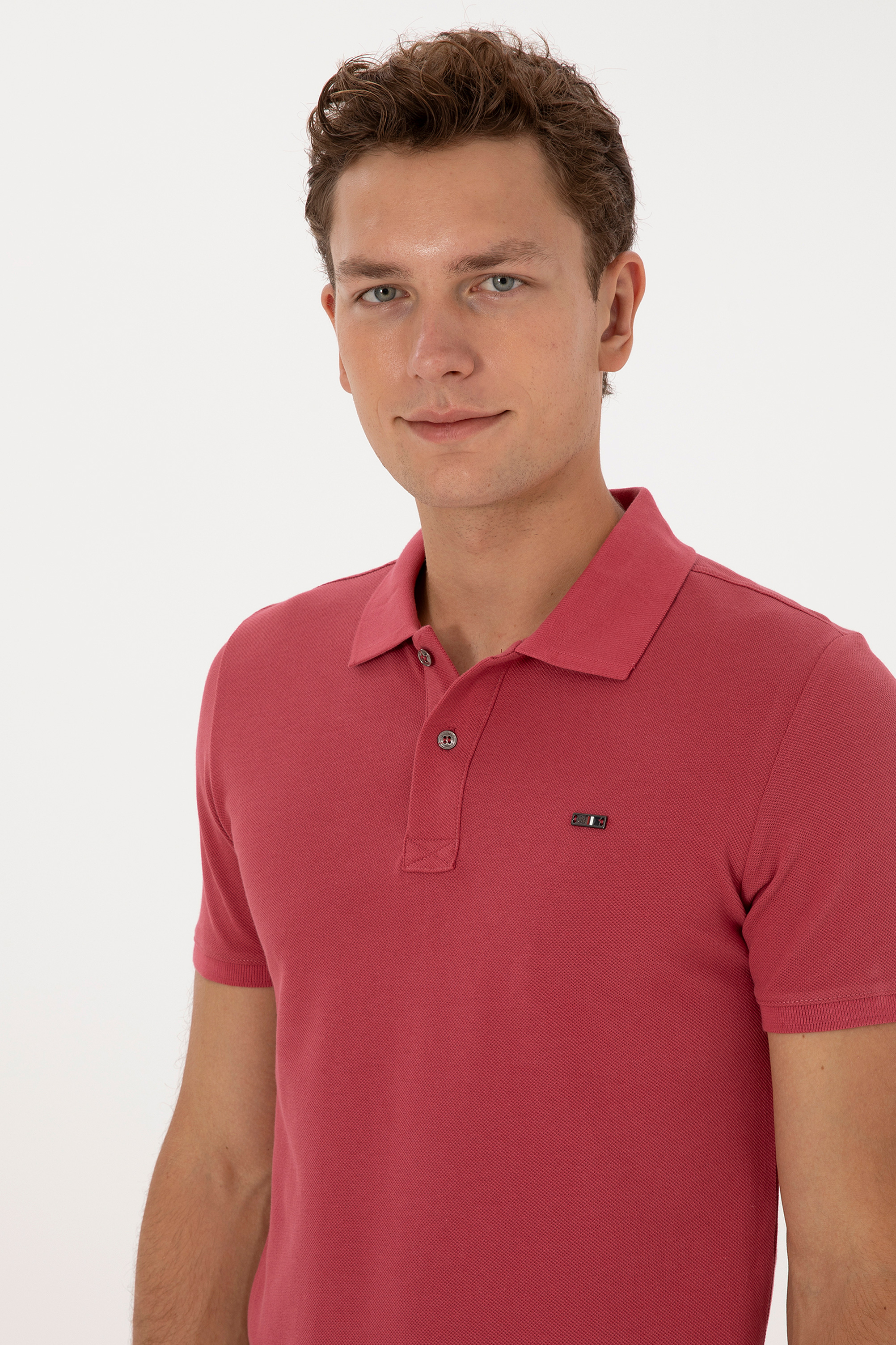 Erkek Vişne Basic Tişört - 50298042059