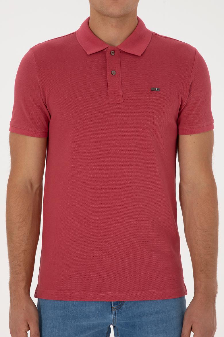 Erkek Vişne Basic Tişört - 50298042059