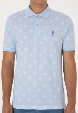 Erkek Açık Mavi Tişört - 50299661027