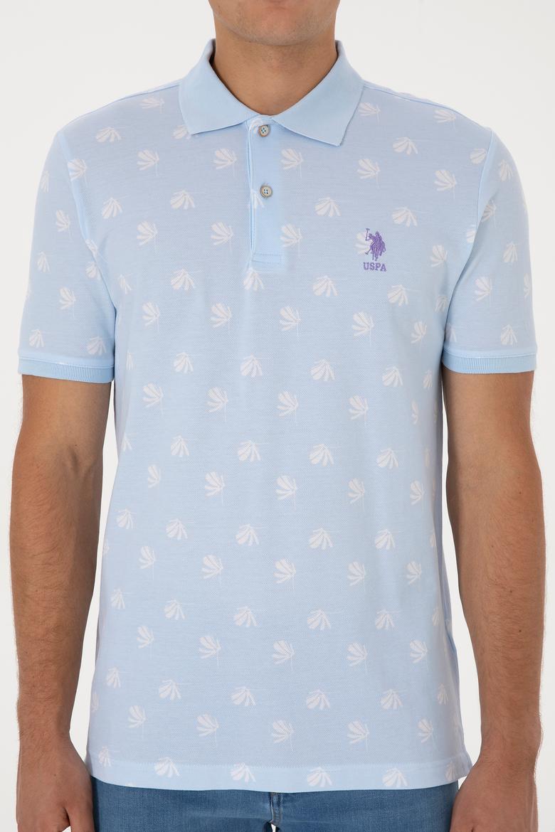 Erkek Açık Mavi Tişört - 50299661027