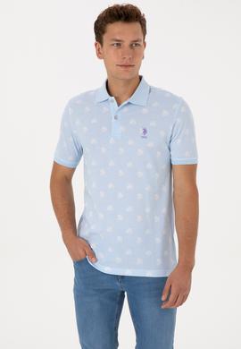 Erkek Açık Mavi Tişört - 50299661027