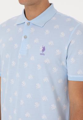 Erkek Açık Mavi Tişört - 50299661027