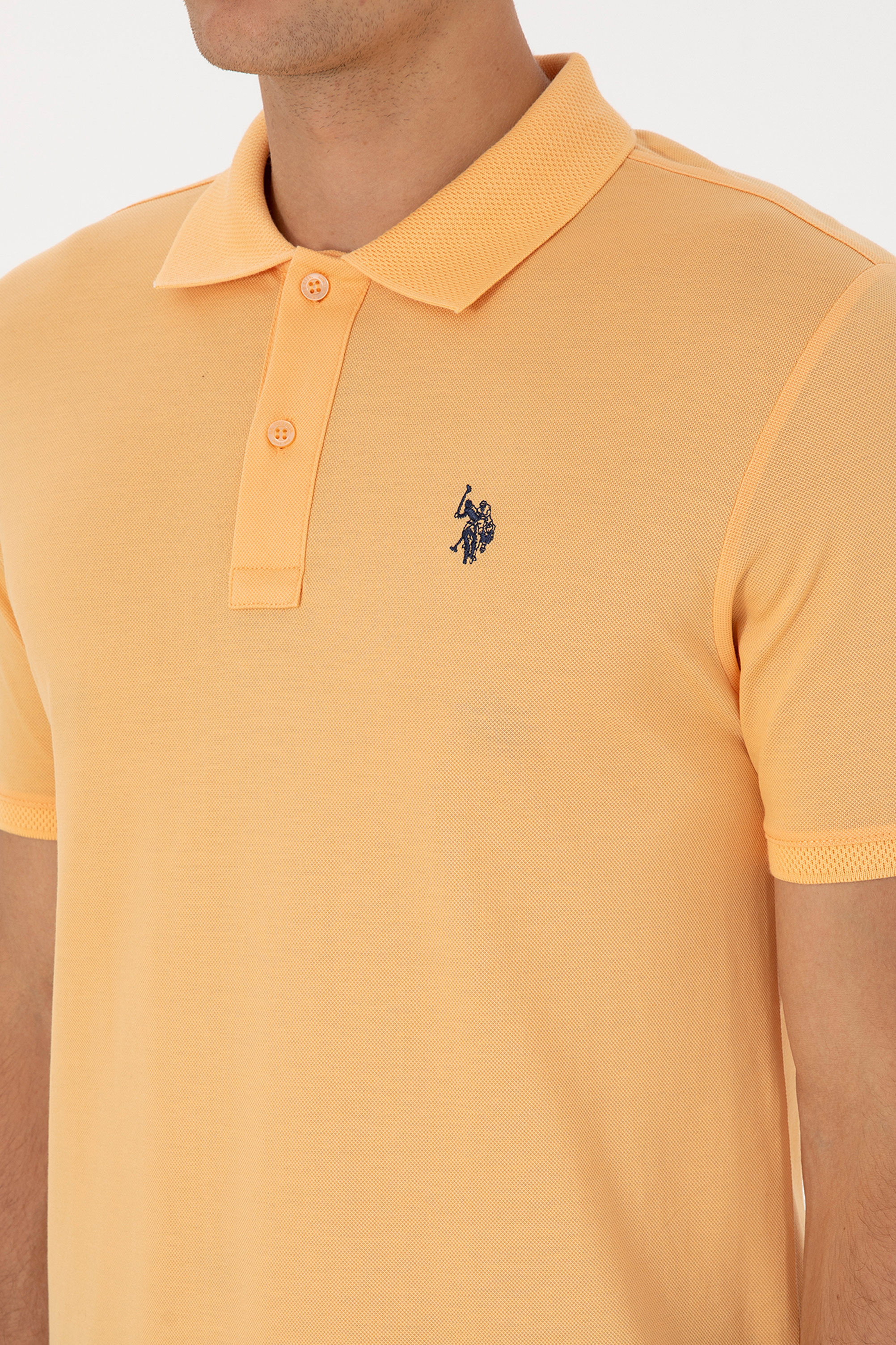 Erkek Turuncu Basic Tişört - 50298016067