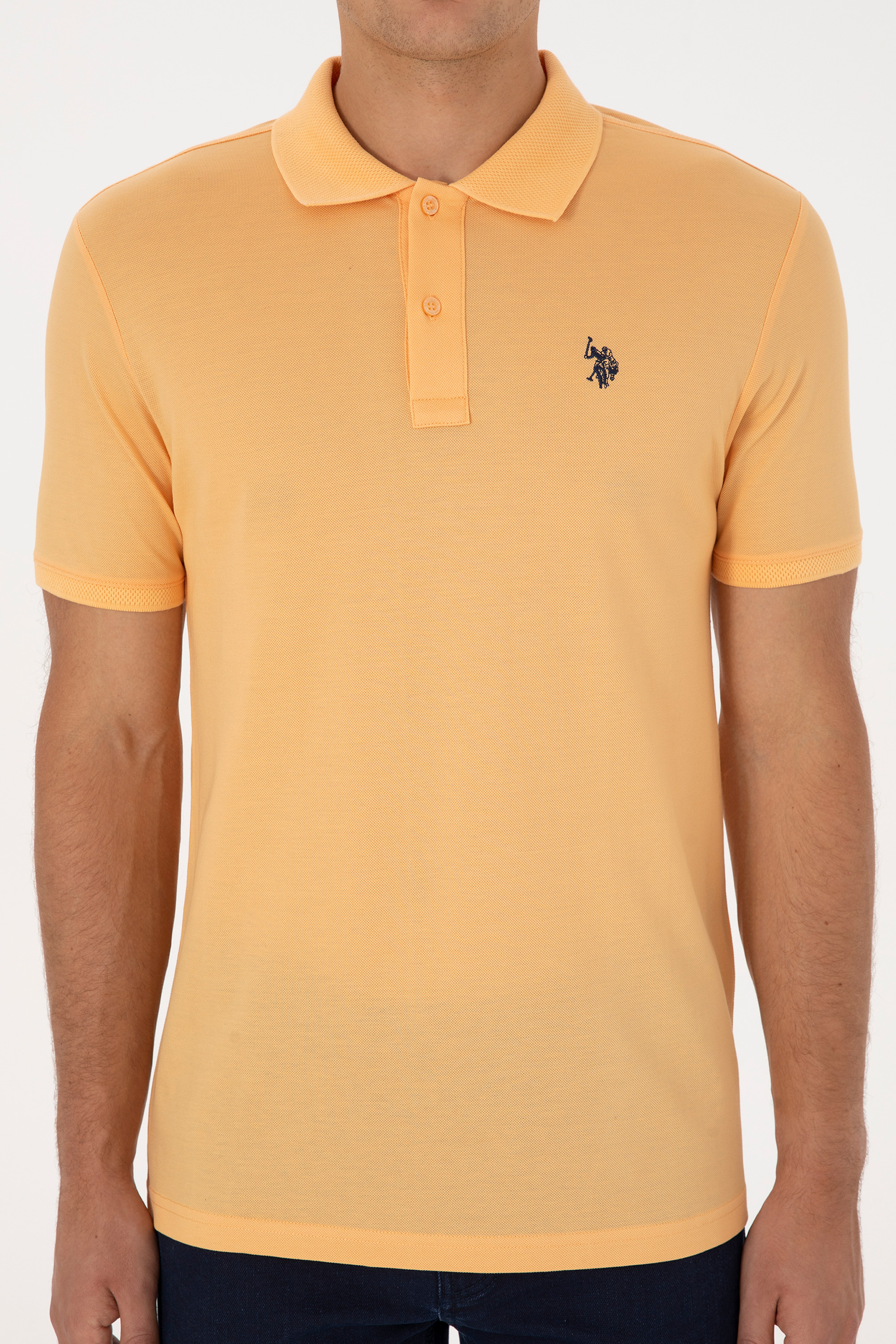 Erkek Turuncu Basic Tişört - 50298016067