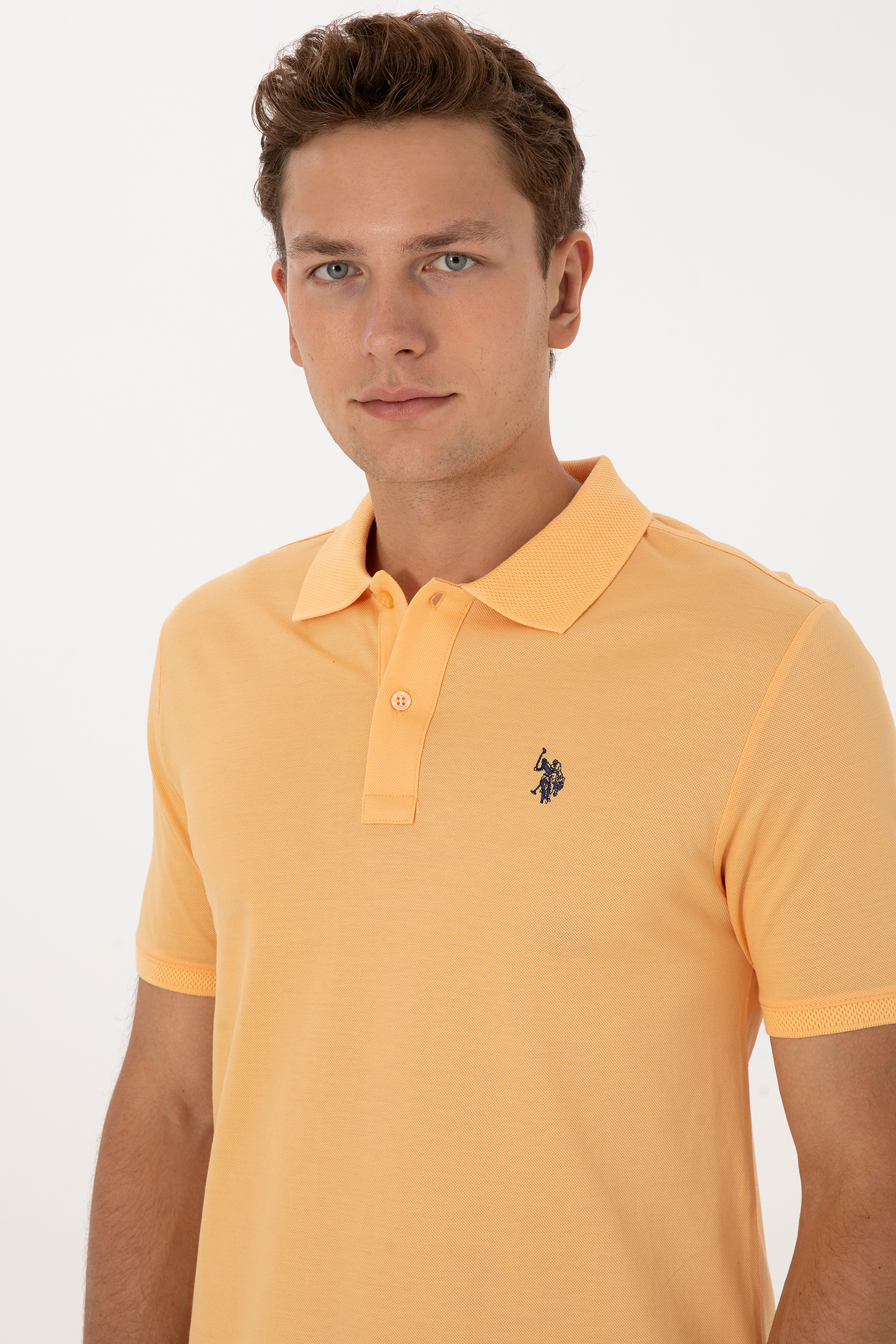 Erkek Turuncu Basic Tişört - 50298016067