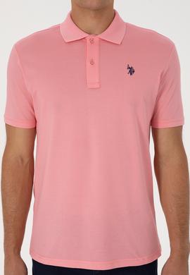 Erkek Pembe Basic Tişört - 50298016054