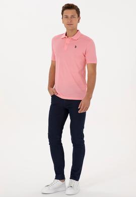 Erkek Pembe Basic Tişört - 50298016054