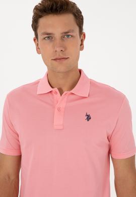 Erkek Pembe Basic Tişört - 50298016054